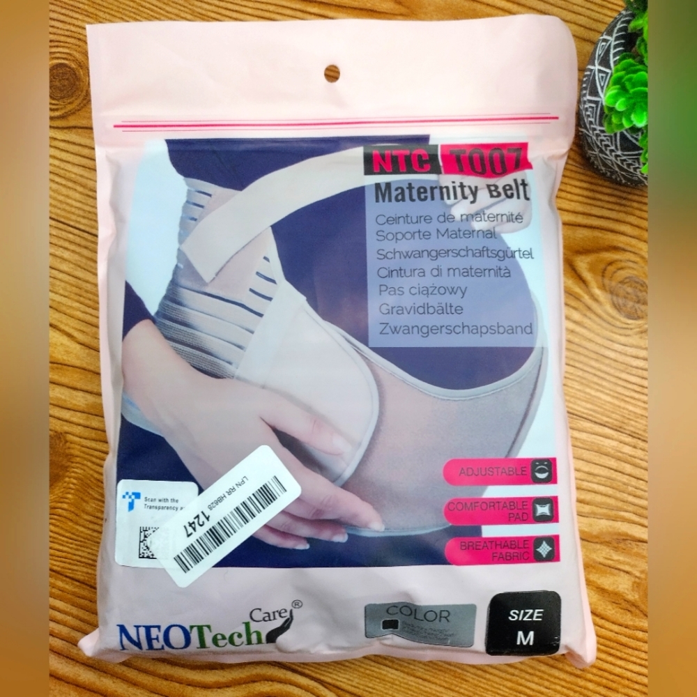 Maternity Belt By Neotech Care Size M Black New